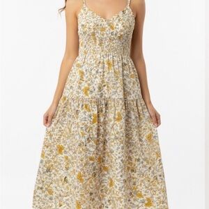 Floral Print Maxi Dress